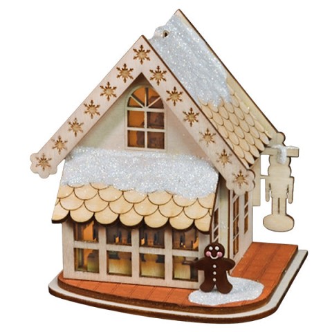 Ginger Cottages Wooden Ornament - Drosselmeyer's Nutcracker